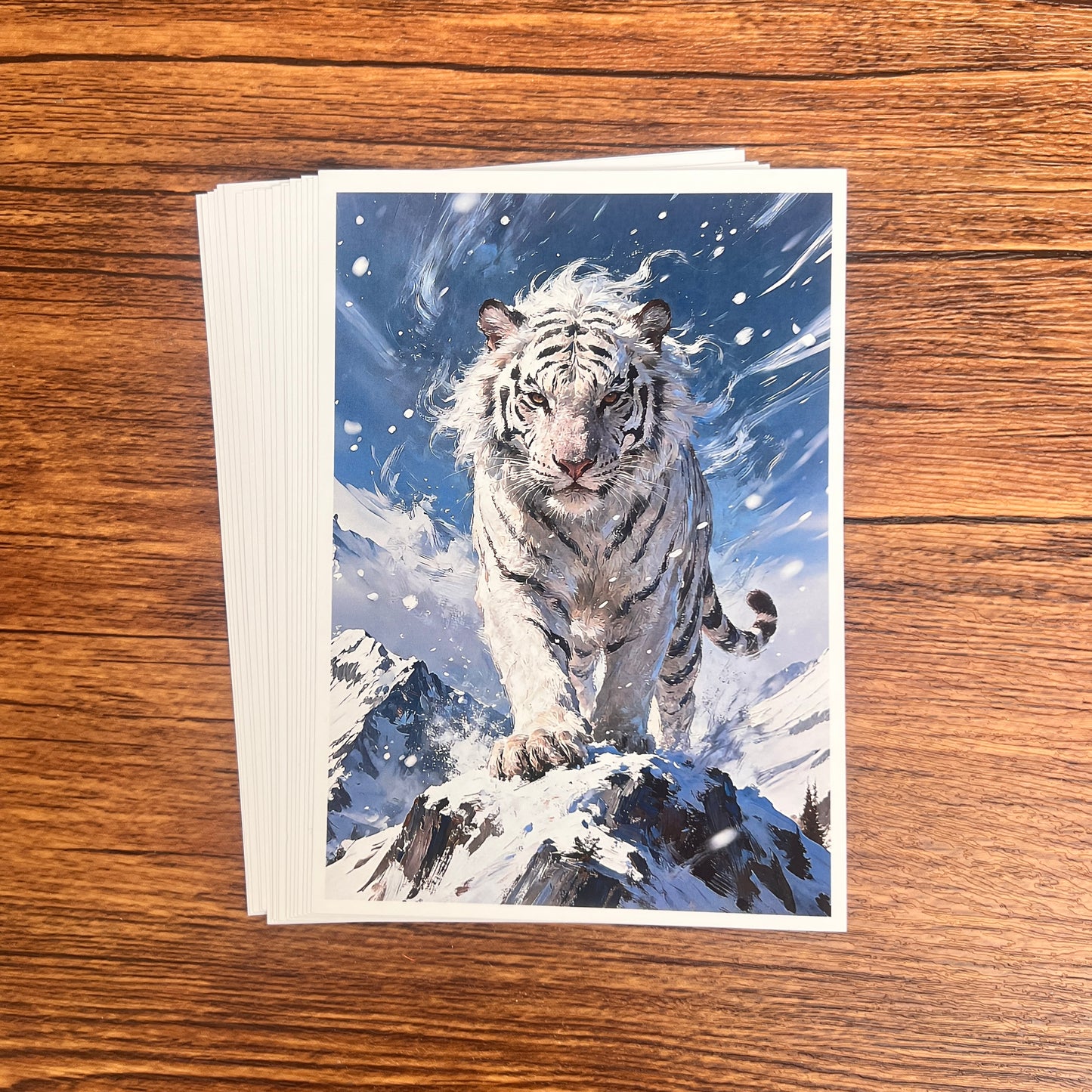 05—— Tiger 20 non-repetitive A6 high-definition sheets of paper(out of box)