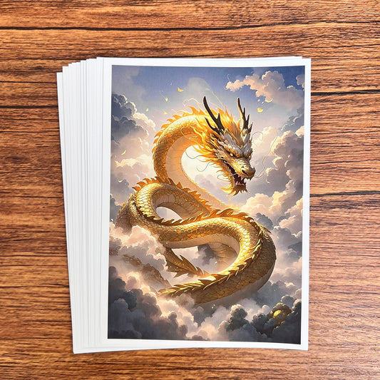 01——Dragon 20 non-repetitive A6 high-definition sheets of paper(out of box)