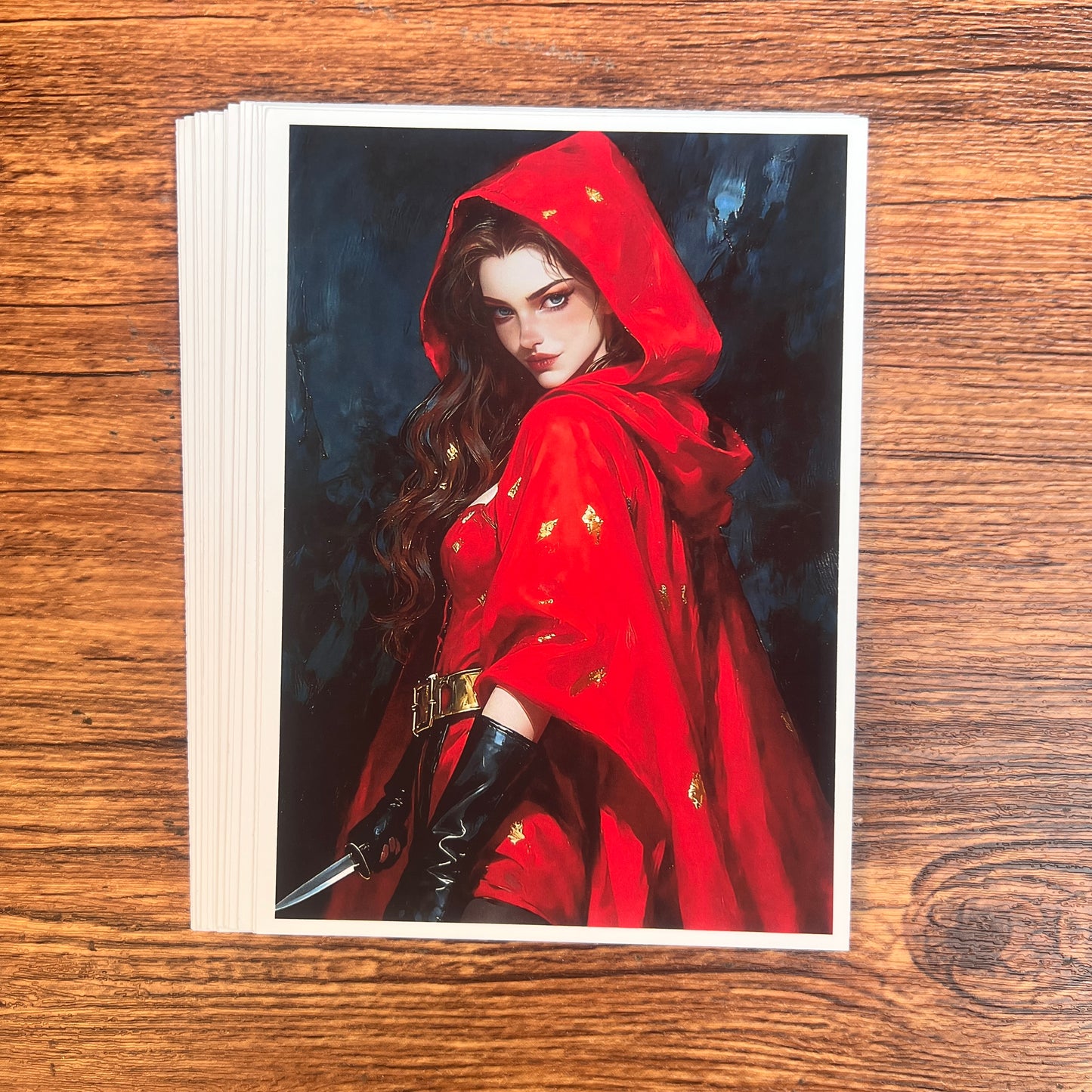 20--- Evil princess 20 non-repetitive A6 high-definition sheets of paper(out of box)