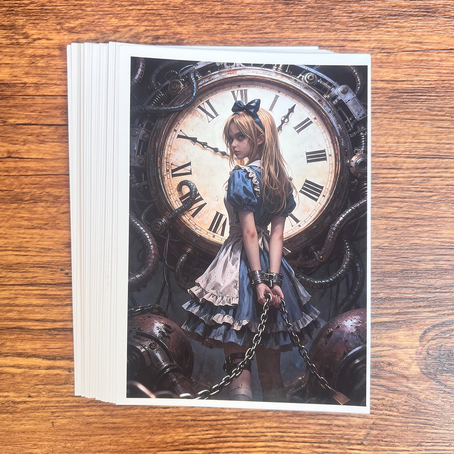 21--- Killer of Alice 20 non-repetitive A6 high-definition sheets of paper(out of box)