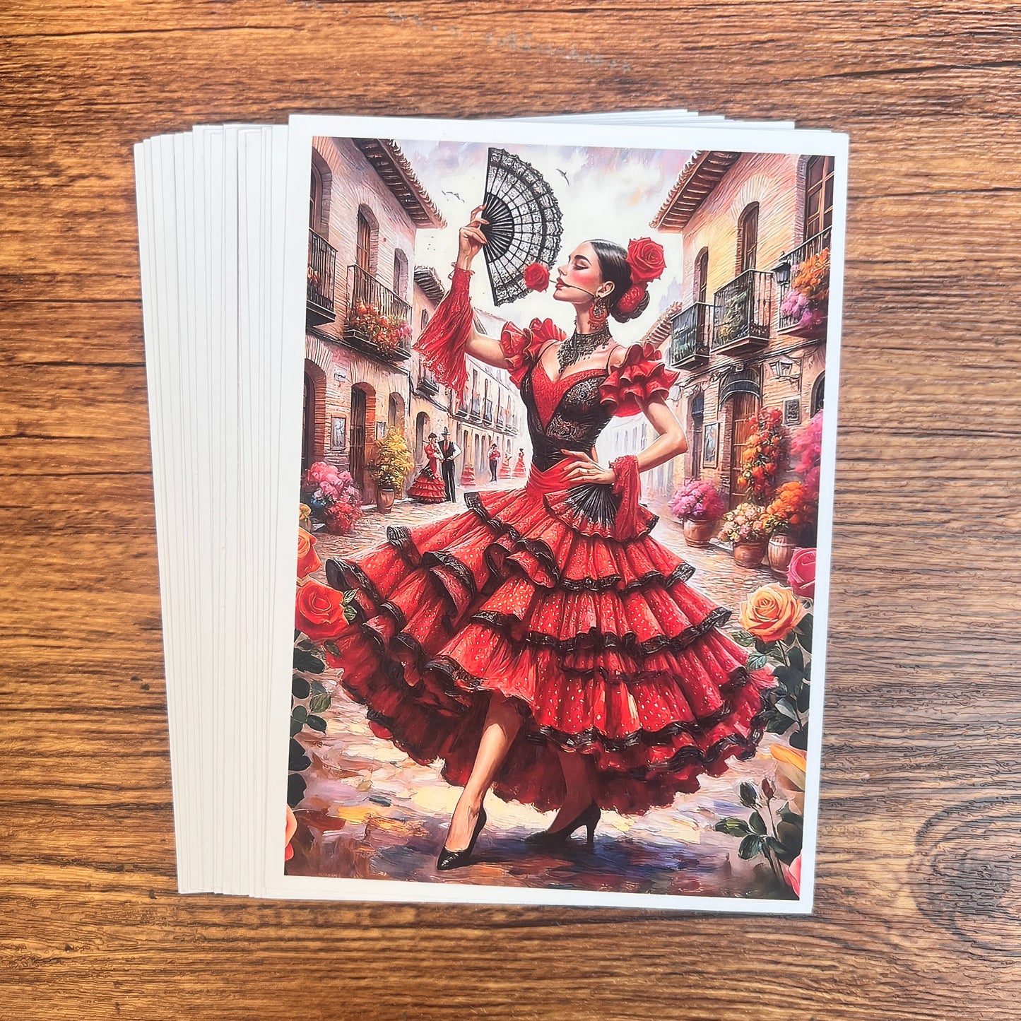 22--- Girls Collection 20 non-repetitive A6 high-definition sheets of paper(out of box)