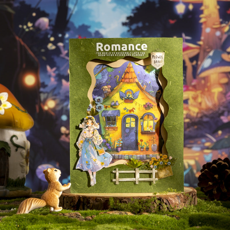 Sticker Book---Fairy Tale Cottage Theme《Whimsical Cottage House Series》