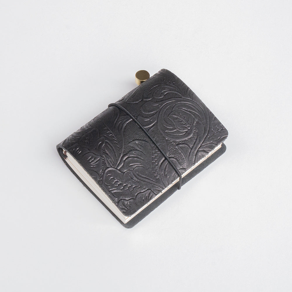 Mini Retro Leather Journal Book