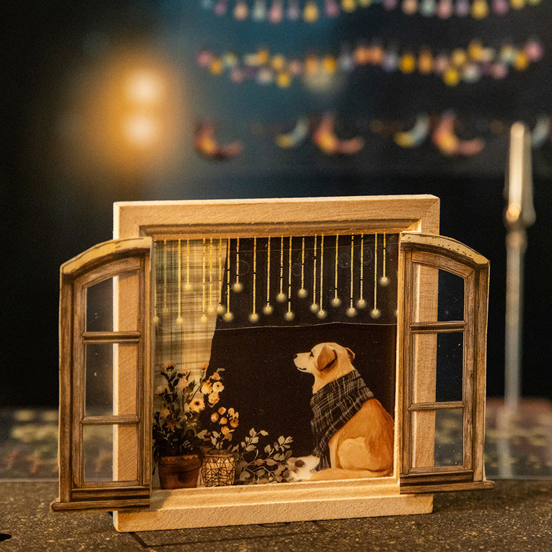 Sticker Book---Vintage Artistic Lamp Theme《Starry Night Series》
