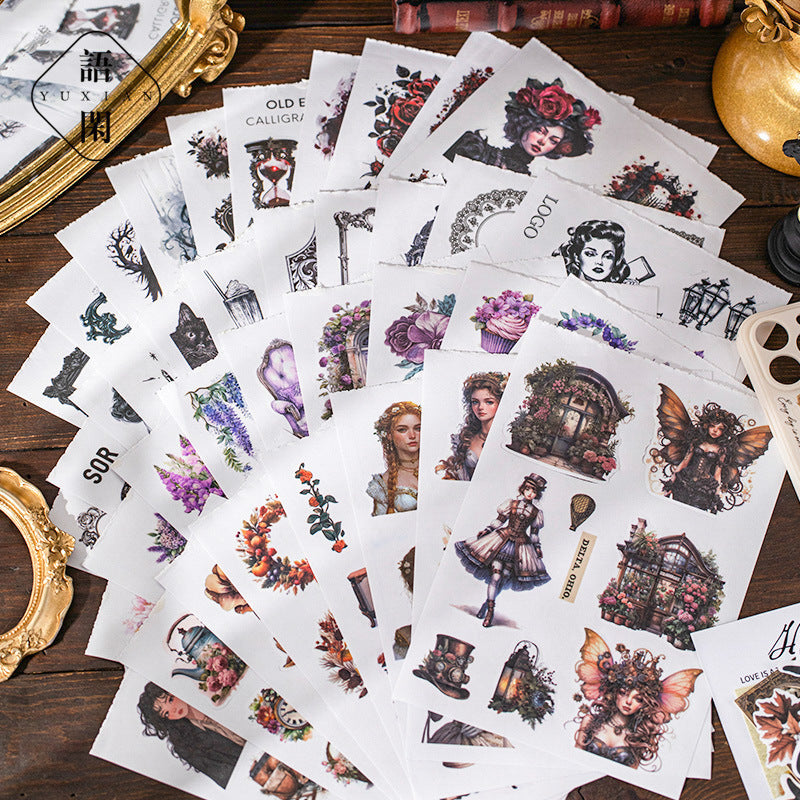 Sticker Book---Vintage European Style Theme《Athens Manor Series》