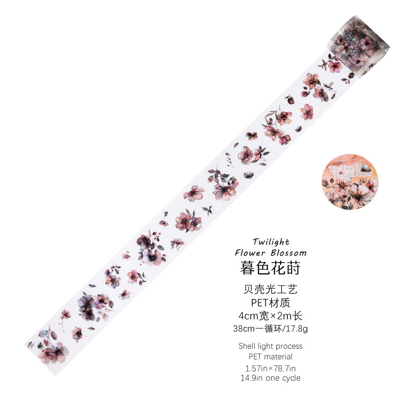 Tape---Vintage Floral Theme《Blooming Flowers Series》