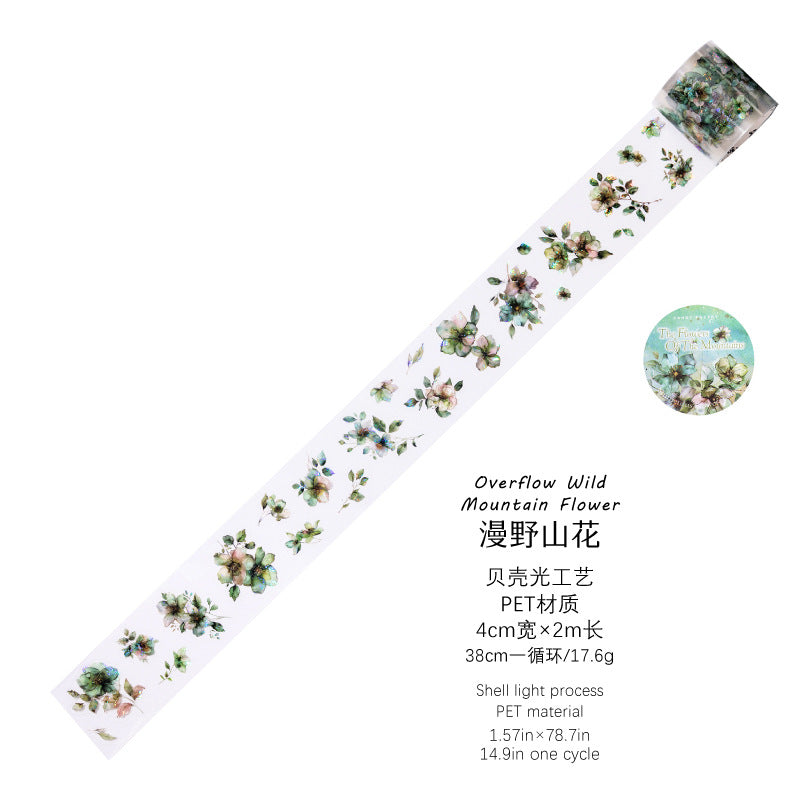 Tape---Vintage Floral Theme《Blooming Flowers Series》