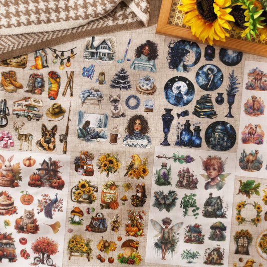 Sticker Book---Vintage Character Theme《Memory Lane Collection》