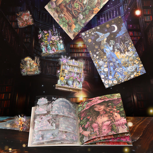 Sticker Book---Dreamy Magic Theme《Magic Potion Cabinet Collection》
