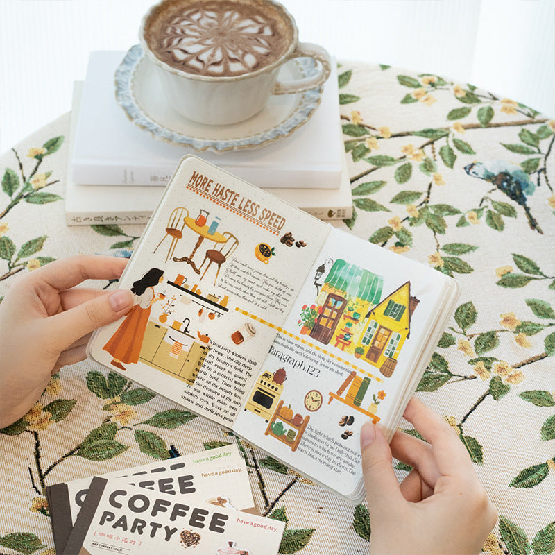 Sticker Book---Cute Dessert Theme《Coffee Mini Party Series》