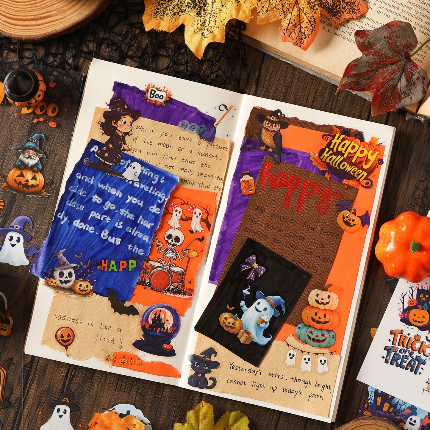 Sticker Book---Halloween Ambiance Theme《Halloween Castle Collection》