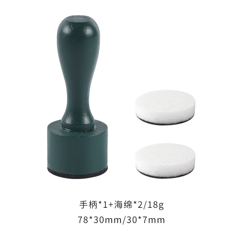 Wooden Handle Colored Sponge