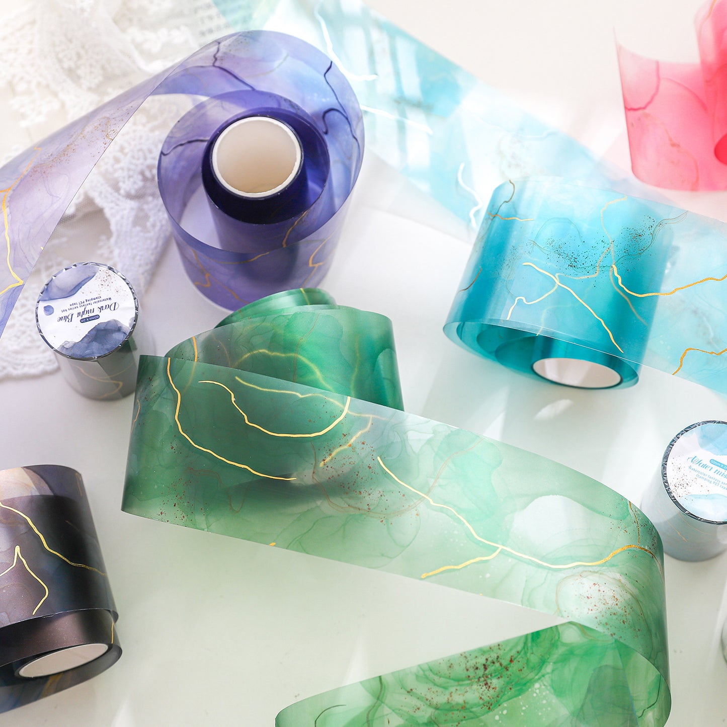 Tape---Gold Foil Watercolor Theme《Watercolor Dreamland Series》