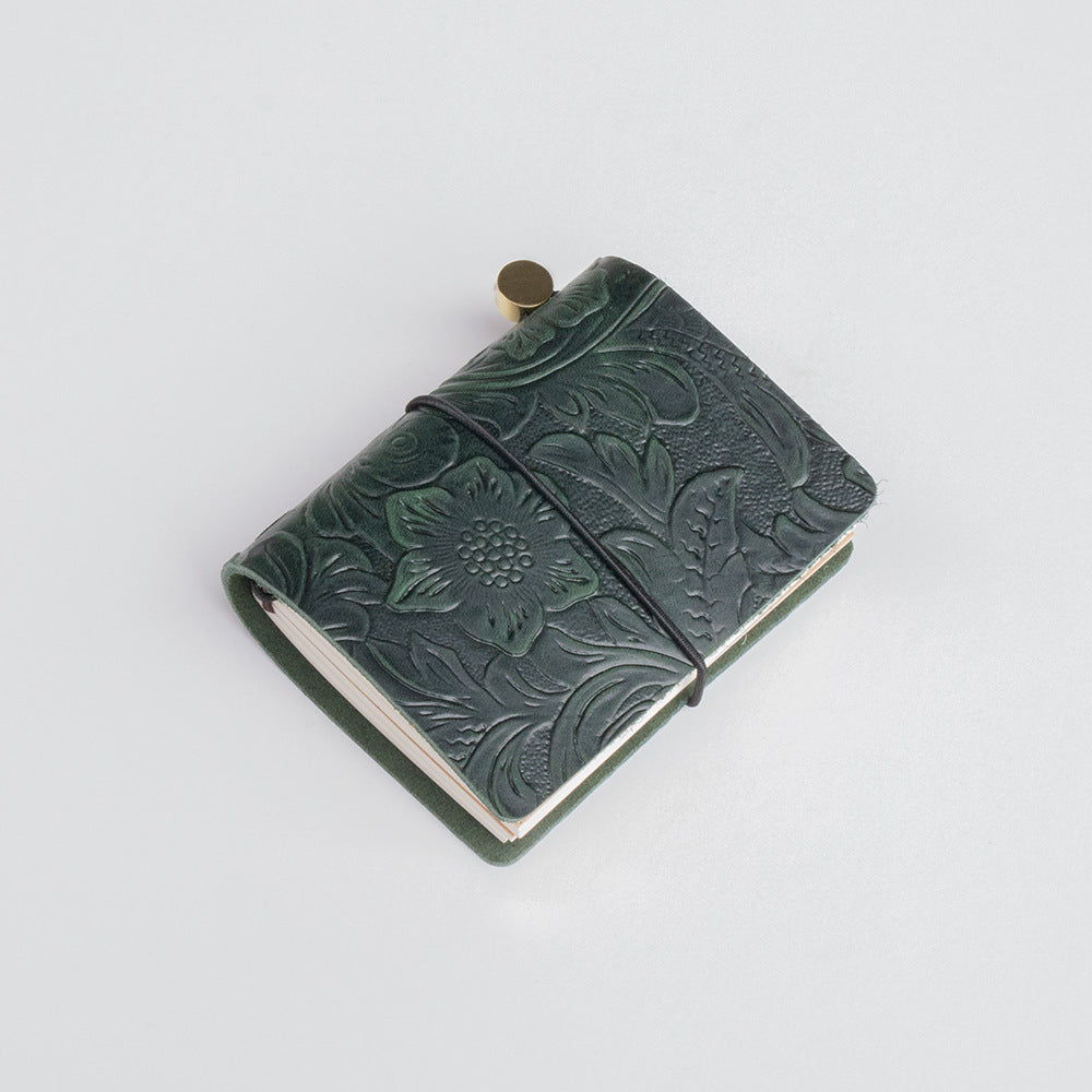 Mini Retro Leather Journal Book