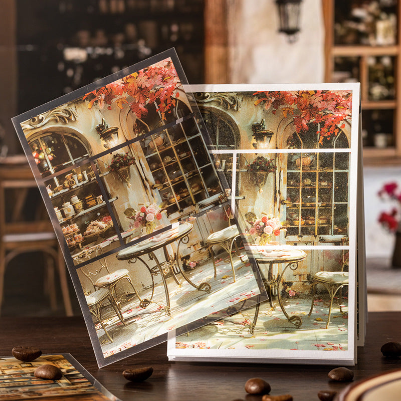 Sticker Book---Café Theme《Go to Coffee Places Series》