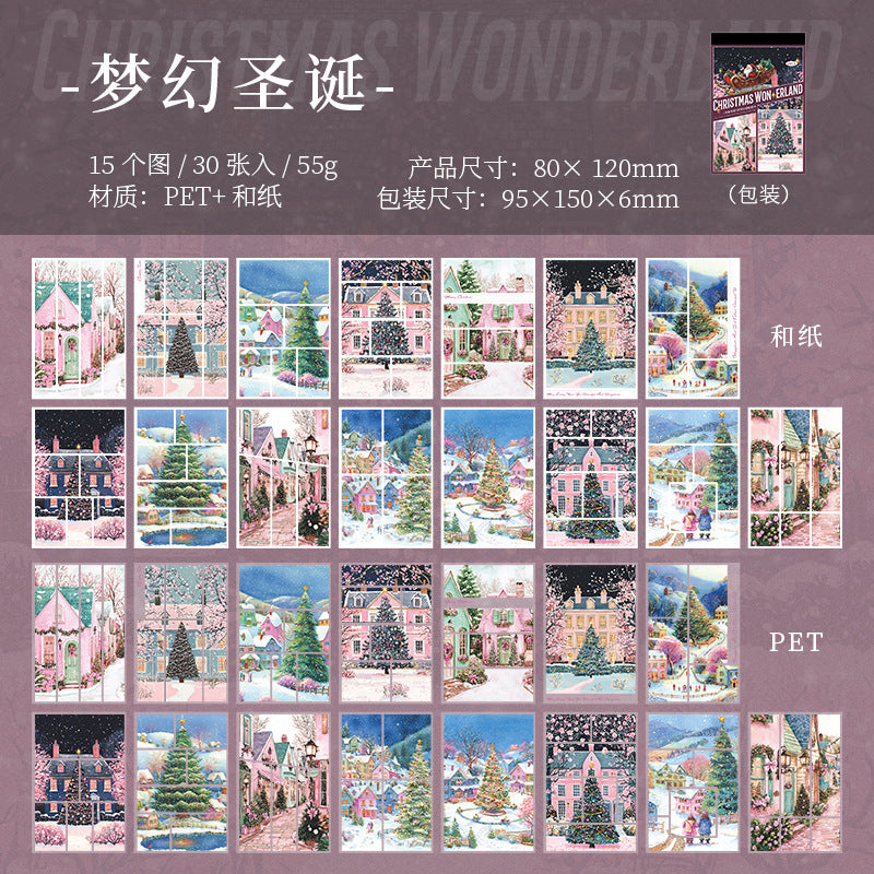 Sticker Book---Christmas Theme《Christmas Wonderland Collection》