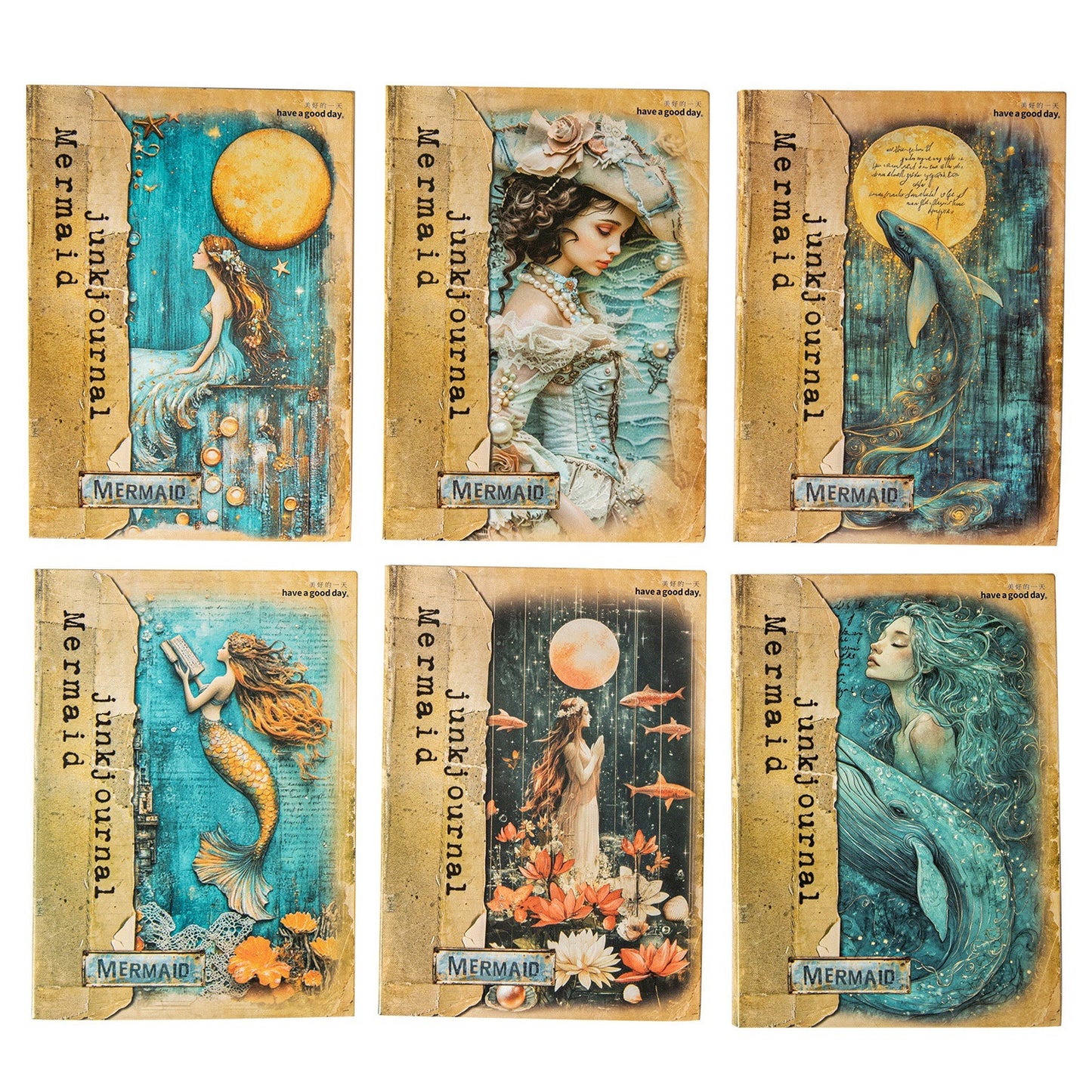 Paper---Vintage Mermaid Theme《Mermaid Diary Series》