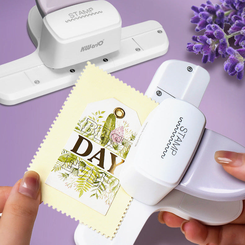 Large Size Stamp Embosser Edge Pattern