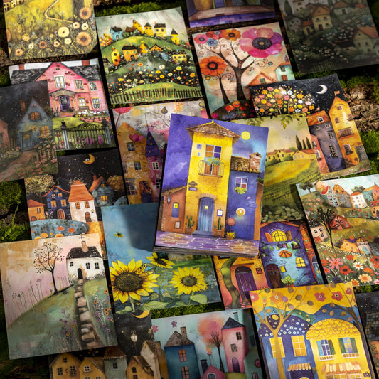 Sticker Book---Fairy Tale Cottage Theme《Whimsical Cottage House Series》
