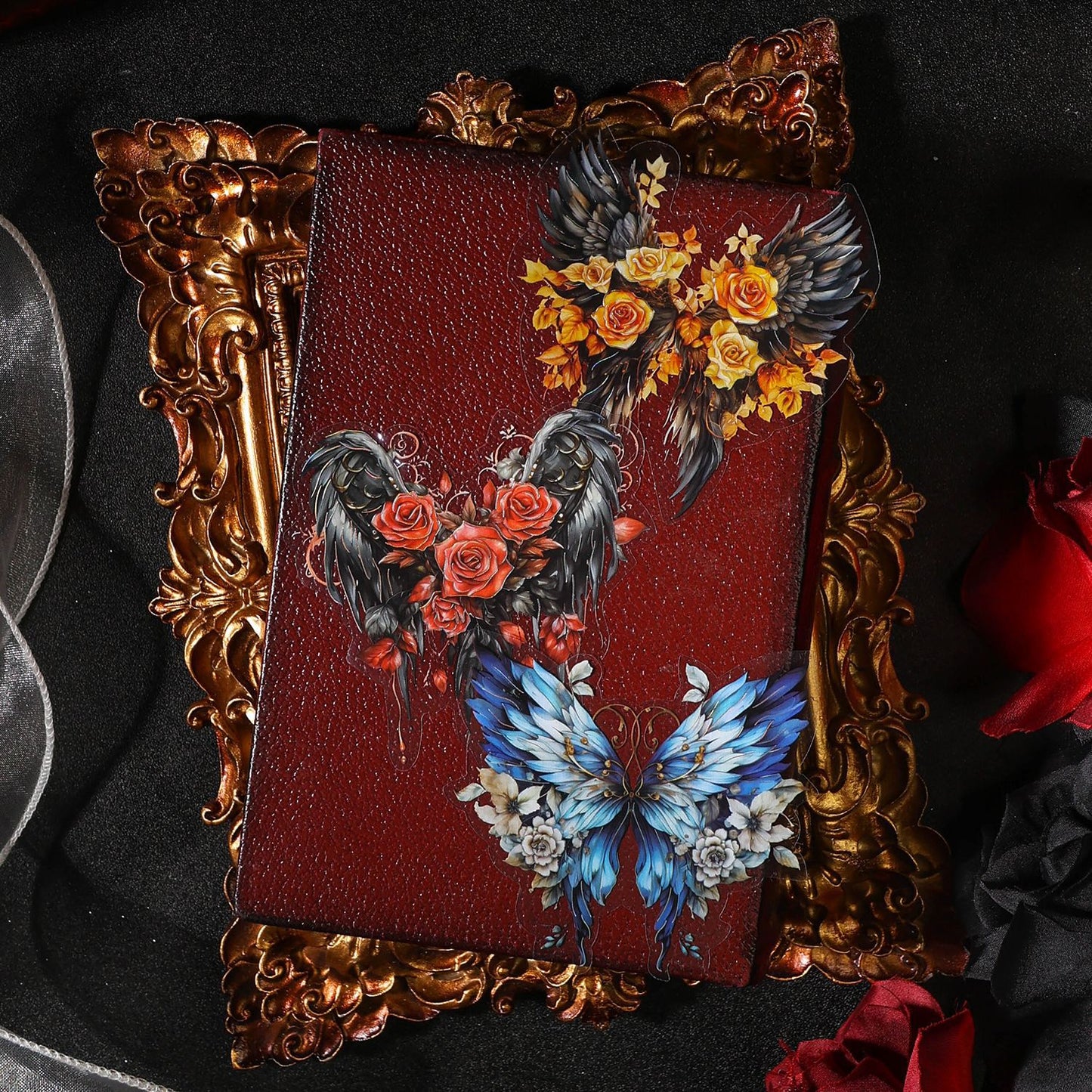 Sticker---Gilded Floral Wings Theme《Endless Wings Series》