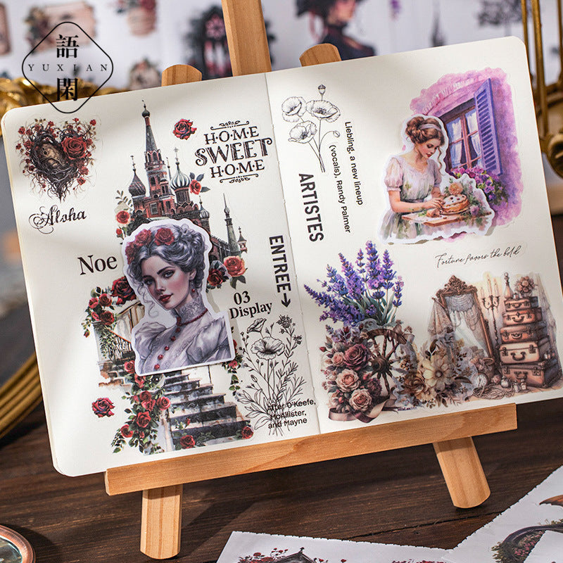 Sticker Book---Vintage European Style Theme《Athens Manor Series》