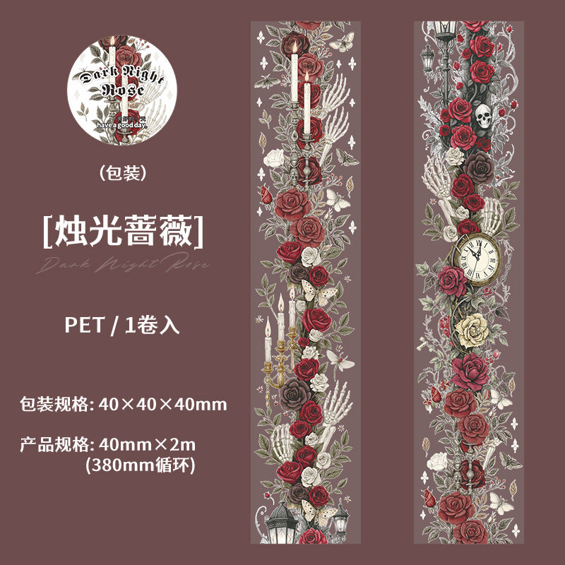 Tape---Gothic Theme《Dark Night Rose Series》