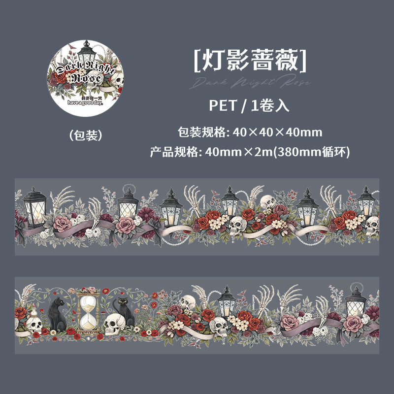Tape---Gothic Theme《Dark Night Rose Series》