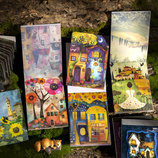 Sticker Book---Fairy Tale Cottage Theme《Whimsical Cottage House Series》