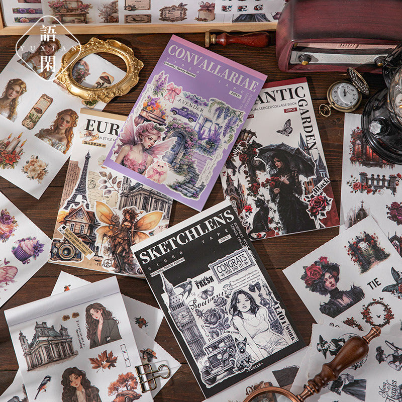 Sticker Book---Vintage European Style Theme《Athens Manor Series》