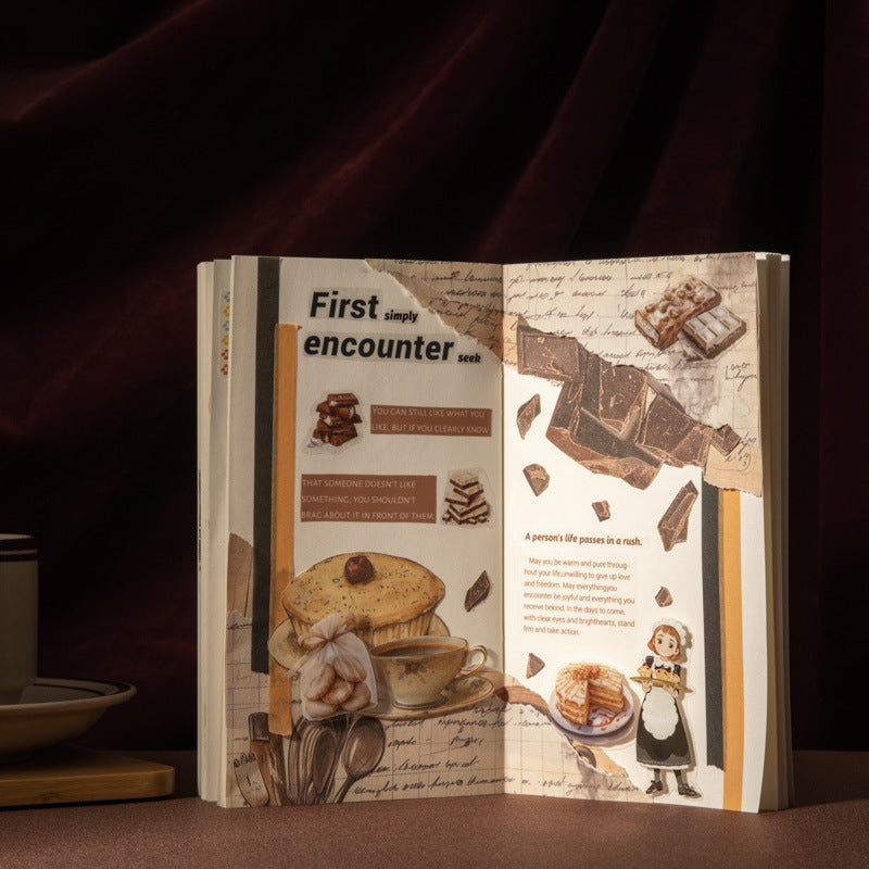 Paper&Sticker---Chocolate Theme《Silky Chocolate Delight Box Series》