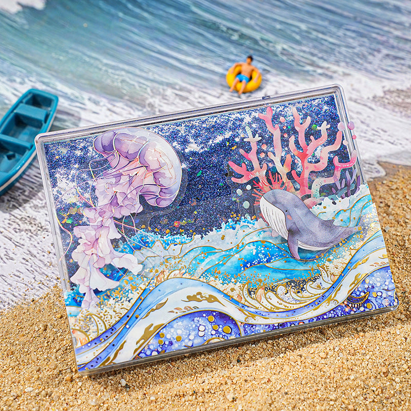 Tape---Gold Foil Creative Material Theme《Galaxy Waves Series》