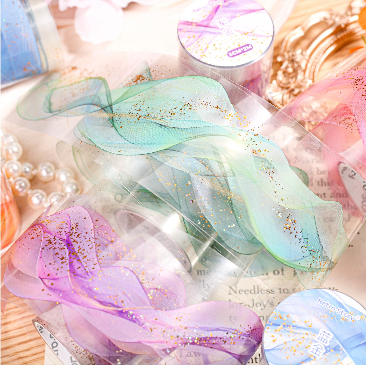Tape---Gold Foil Color Theme《Flowing Gold Series》