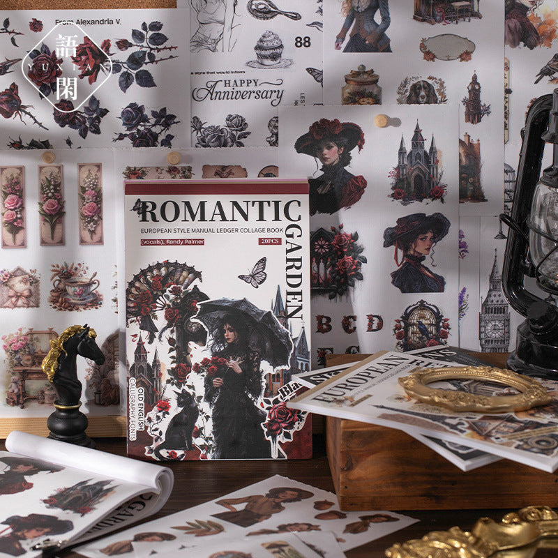 Sticker Book---Vintage European Style Theme《Athens Manor Series》
