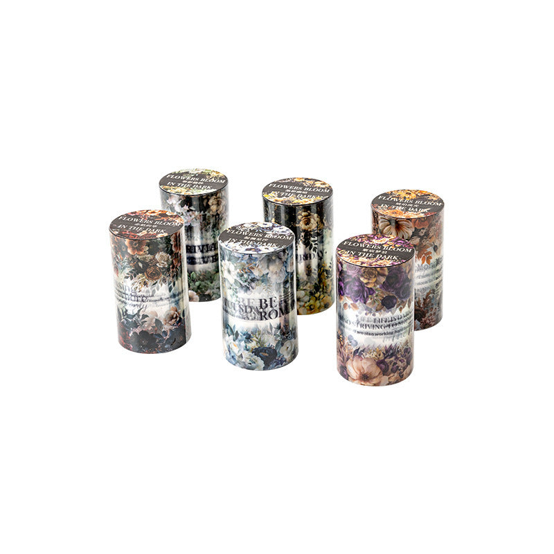 Tape---Dark - style Floral Theme《Dark Flowers Series》