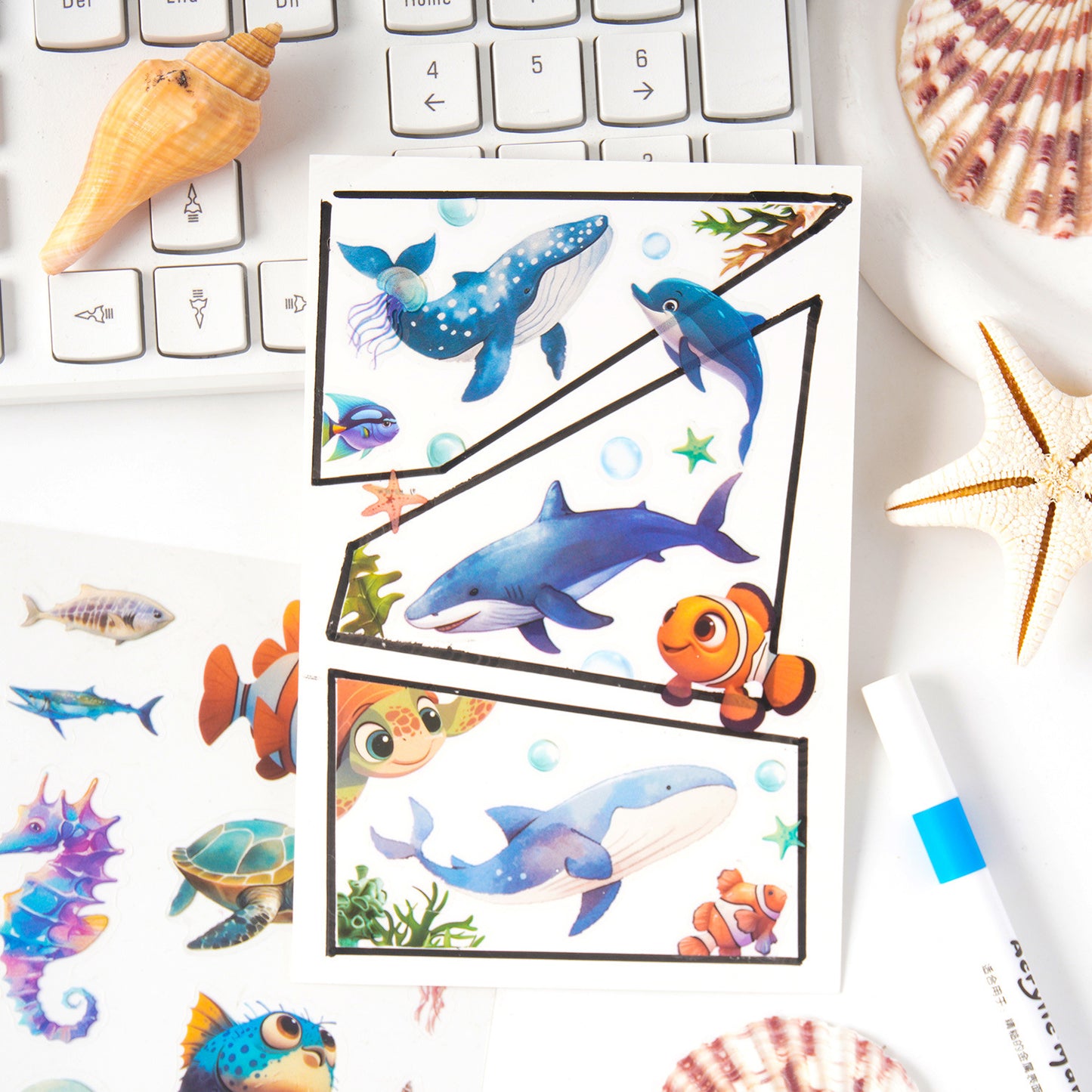 Sticker Book---Cartoon Animals & Plants Theme《Myriad Creatures Series》