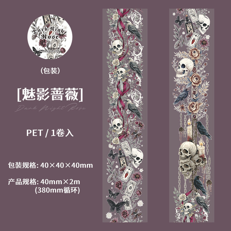 Tape---Gothic Theme《Dark Night Rose Series》