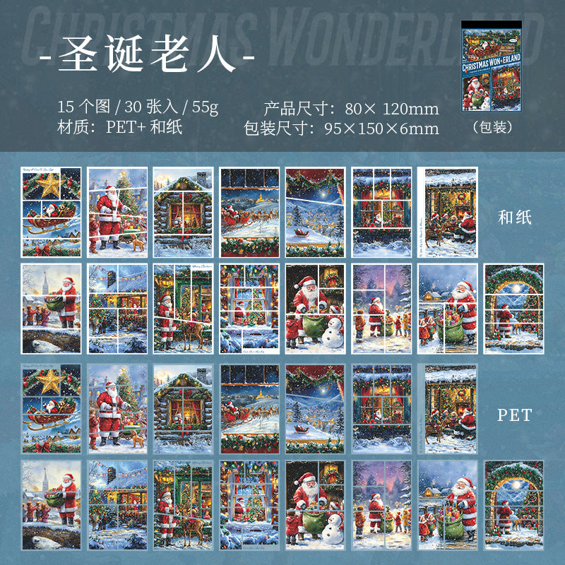 Sticker Book---Christmas Theme《Christmas Wonderland Collection》
