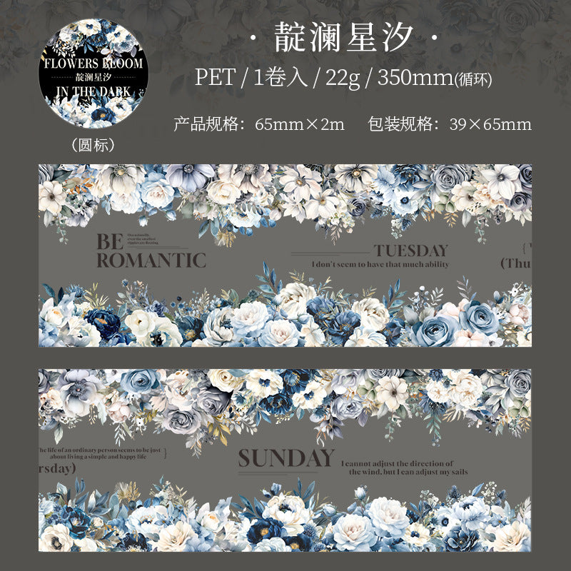 Tape---Dark - style Floral Theme《Dark Flowers Series》