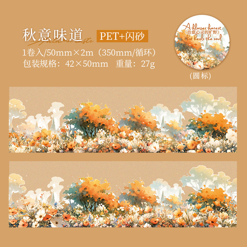 Tape---Floral Forest Theme《Soul - Healing Wilderness Series》