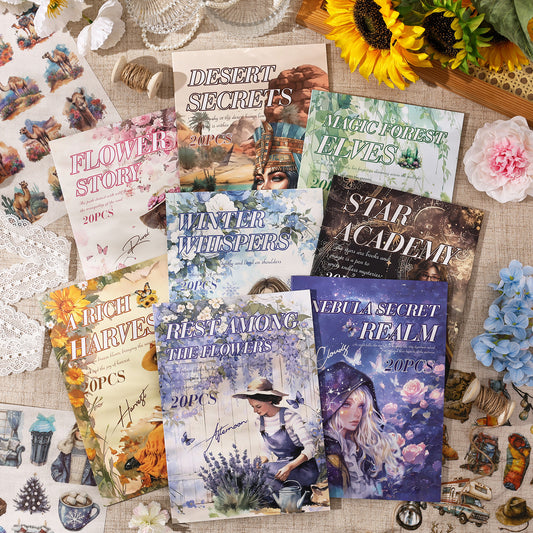 Sticker Book---Vintage Character Theme《Memory Lane Collection》