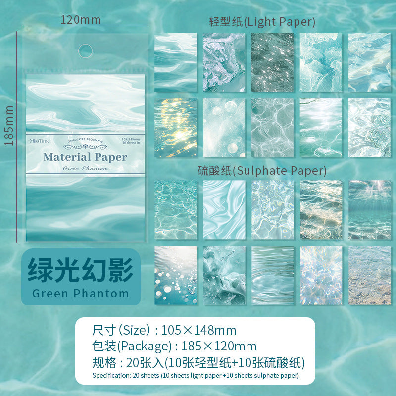 Paper---Water Ripple Theme《Sunlight & Floating Shadows Series》