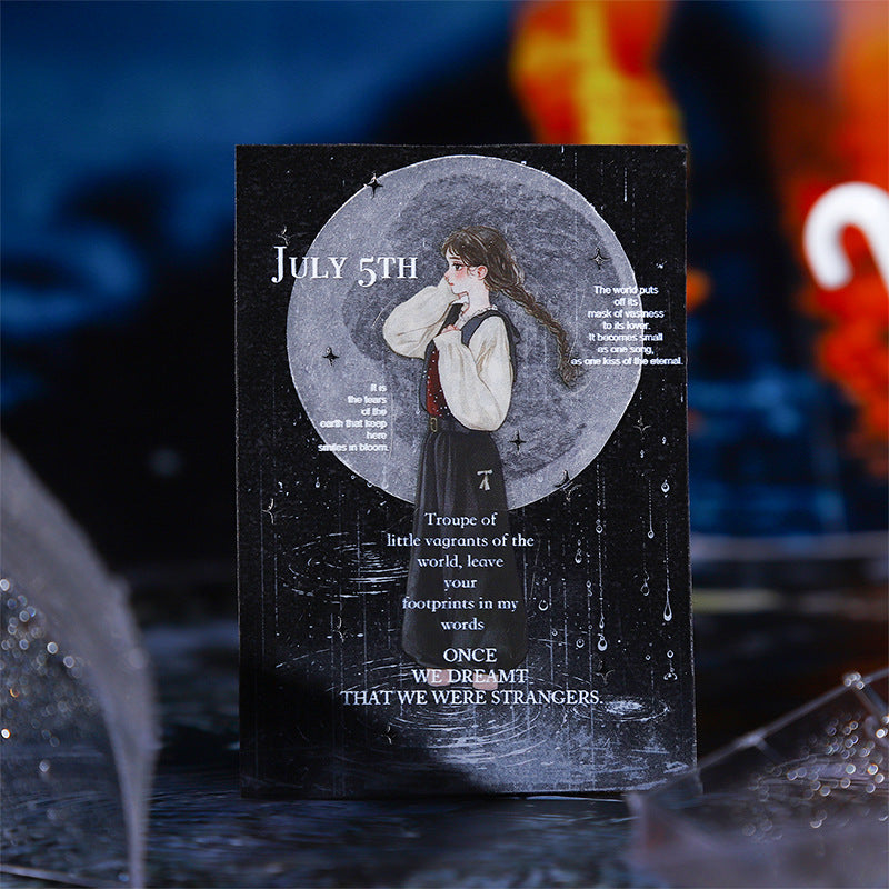 Sticker Book---Vintage Theme《Street Scene Raindrop Series》