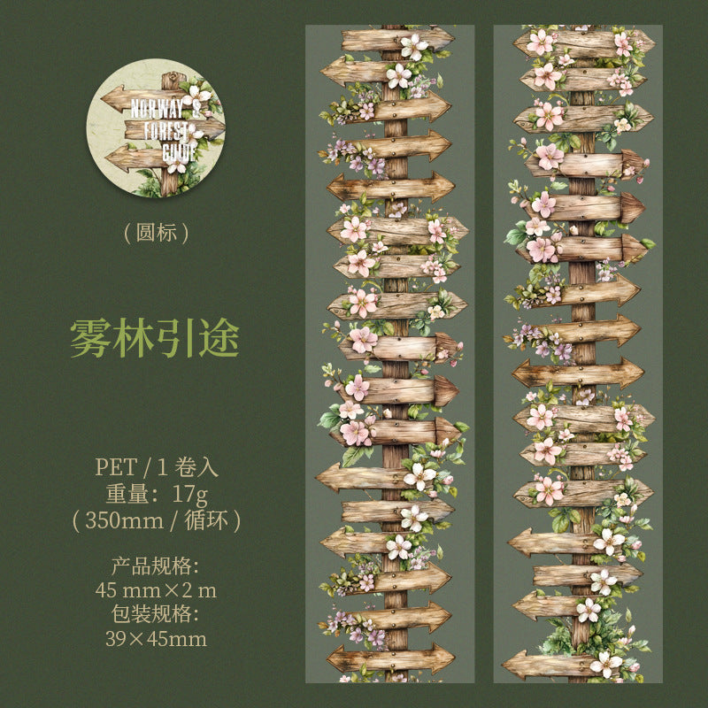 Tape---Botanical Theme《Norwegian Forest: Woodland Guidance Series》