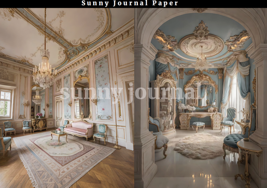 13-Victorian A5 Paper 15 pcs no repeat