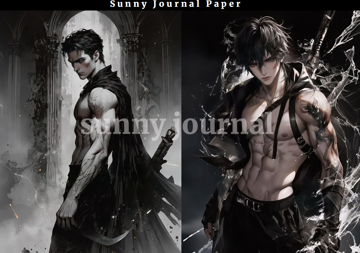 04-Spicy Boys A5 Paper 10 pcs no repeat