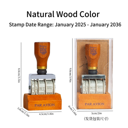 Vintage Date Stamp/Year-Month-Day Roller Stamp