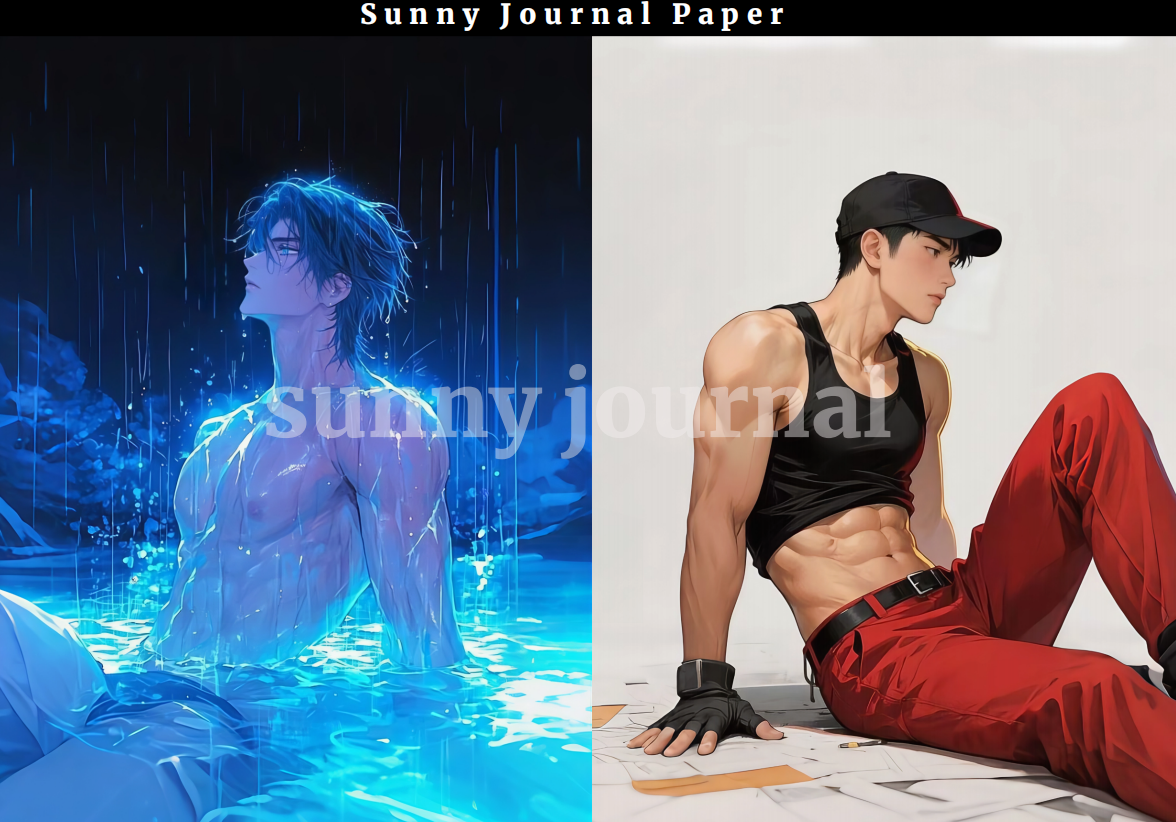 04-Spicy Boys A5 Paper 10 pcs no repeat