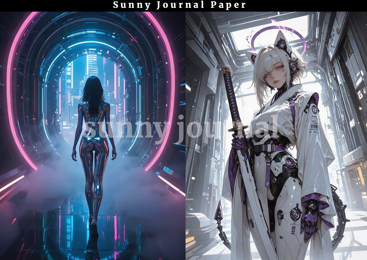 07-Cyber Punk A5 Paper 10 pcs no repeat