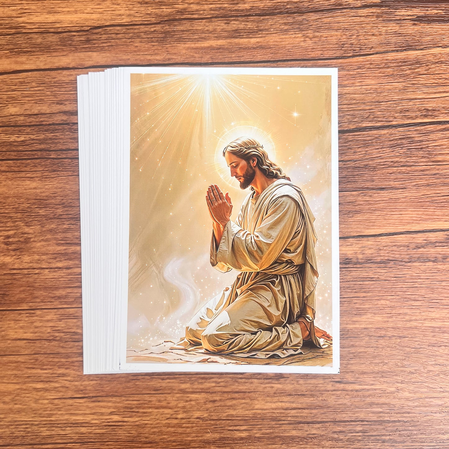 11—— Holy Christmas 20 non-repetitive A6 high-definition sheets of paper（out of box）