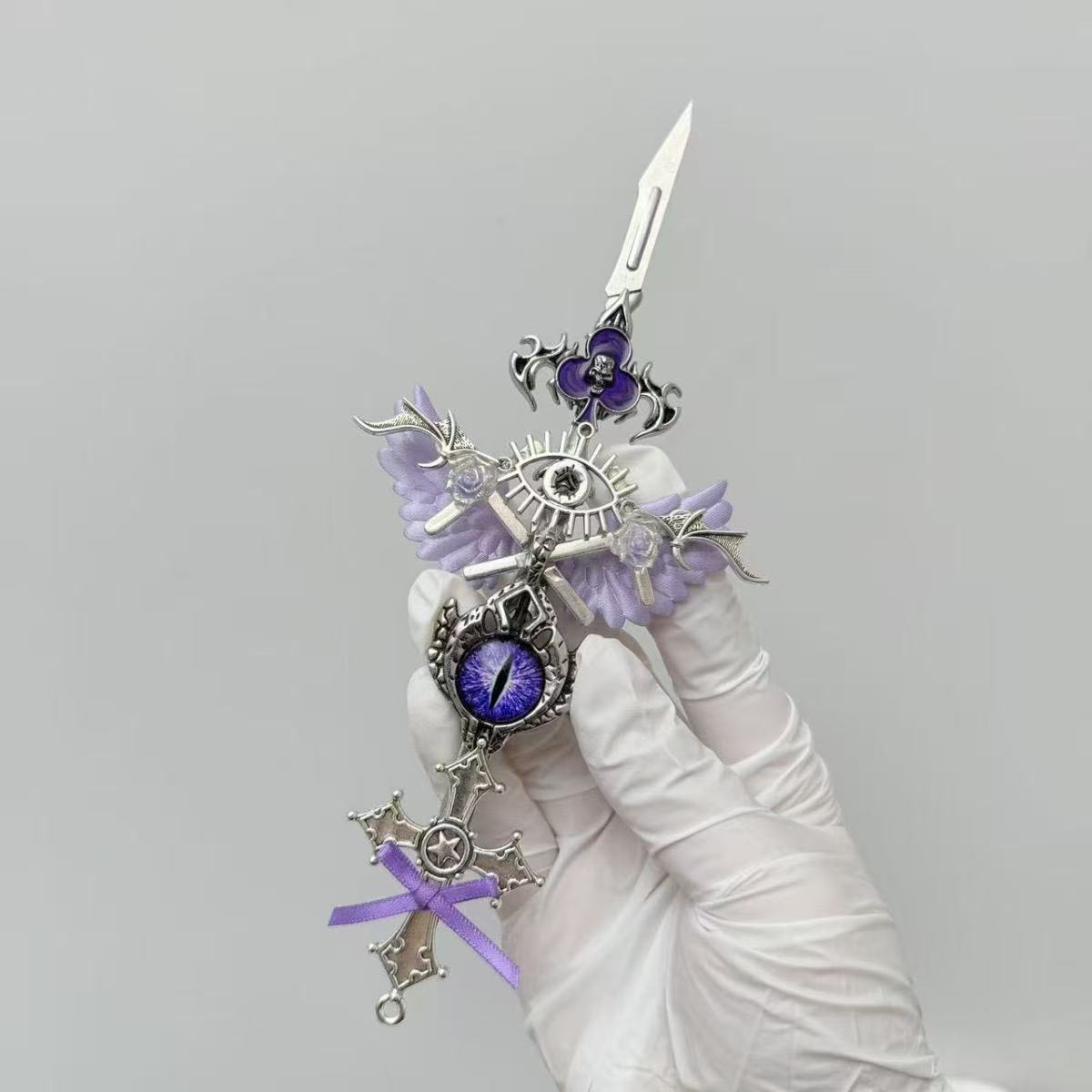 Handmade Knife-Dragon Eye Pen Cutter for Journaling